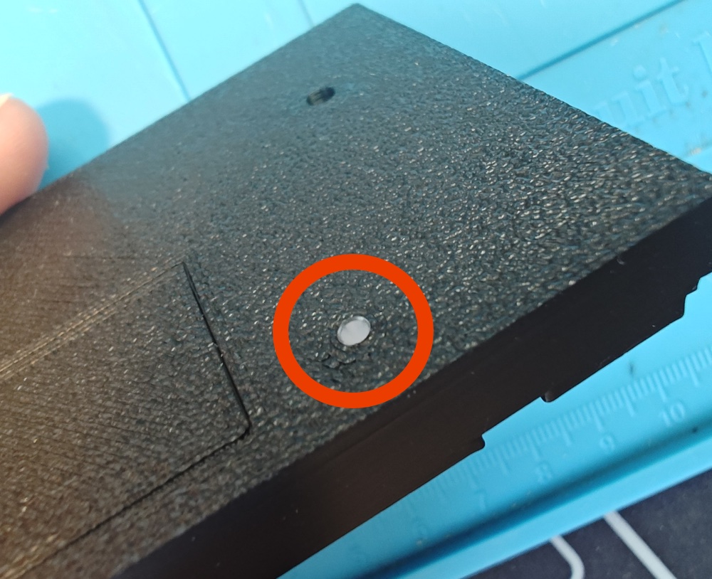 Light-pipe seated in the new case