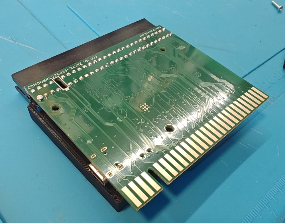PCB placed into the replacement top case